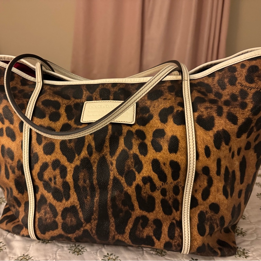Leopard Print Tote Bag